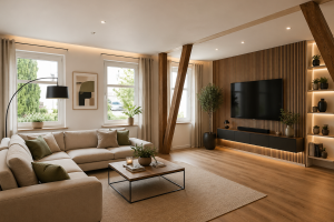 Wohnzimmer - Visualisierung
