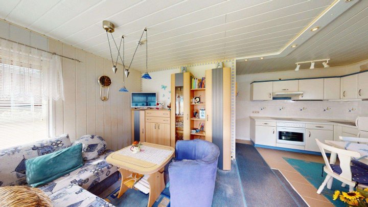 Eigentumsgrundstück mit Ferienbungalow mit Wasserblick in Drigge auf der Insel Rügen