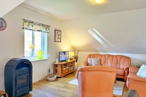 gemütliche Sofaecke mit Kamin