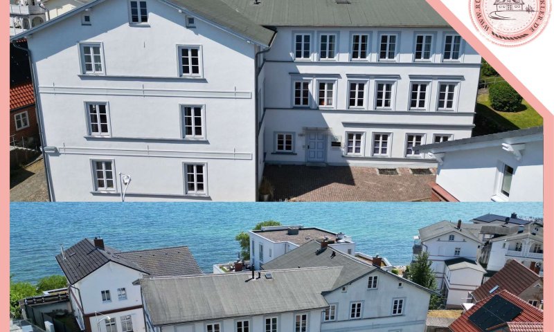 Stilvolles Appartementhaus mit 11 Ferienwohnungen an der Uferpromenade der Altstadt von Sassnitz